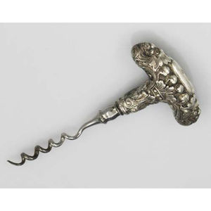 Tire-bouchon de qualité supérieure en acier inoxydable avec poignée argentée, ouvre-bouteille de vin, outil de bar, ouvre-bouteille de vin antique - Product Image 3