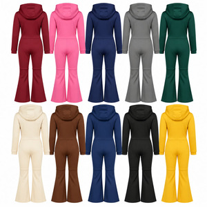 Combinaison de ski une pièce à capuche personnalisée pour femme, imprimé floral, fermeture éclair sur le devant, jambe évasée, combinaison chaude d'hiver pour le ski et la neige - Product Image 2