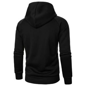 <b>Men</b> Hooded Knit Sweater <b>Black</b> and Blue <b>Men</b> Hooded Sweater <b>Men</b> Knitted <b>Hoodie</b> <b>Men</b> Knit <b>Hoodie</b> <b>Men</b> Slim Fit Sweater <b>Men</b> Rag - Product Image 5