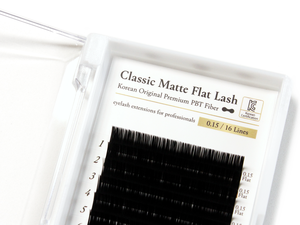 ขนตาปลอมทรงกลมแบนนุ่มแบบคลาสสิคน้ำหนักเบาดูเป็นธรรมชาติยาว0.15มม. แบบมืออาชีพสไตล์เกาหลี - Product Image 3