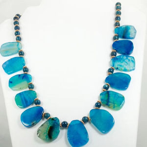Collar de Resina Acrílica Lucite de la Mejor Calidad, Collar Indio para Damas, Joyería Hecha a Mano para Mujeres - Product Image 1