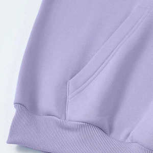 Sudadera con capucha de forro polar para mujer 2026, personalizada, de invierno, con lentejuelas, teñido anudado, con insignia, color liso, para uso casual, transpirable, antiarrugas, 100% - Product Image 6