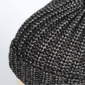 Bonnet d'hiver unisexe chaud en tricot épais, tendance, en mélange de laine acrylique doux, avec revers élastique, pour sports de plein air, vente en gros - Product Image 3