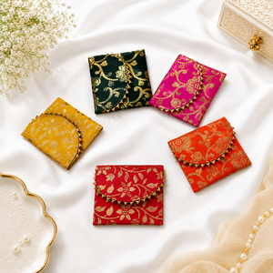 Designer Wedding Shagun <b>Envelope</b> for Cash Gift <b>Money</b> Holder Traditional Return Gift Cover Pouch for Women Girls Ethnic Festive - Product Image 6