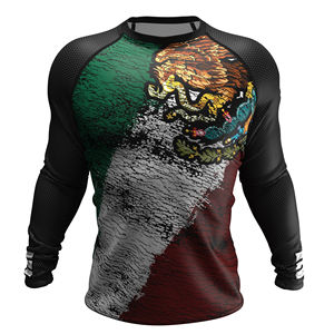 Rashguard para Hombre a Precio Económico, Rashguard de Poliéster para MMA, Rashguard de Manga Larga con Compresión para BJJ - Product Image 1