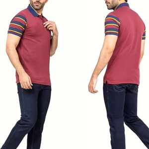 Diseña Tu Propia Marca: Camiseta de Golf de Manga Corta para Hombre, Informal, de Algodón, Tejido de Punto, de Secado Rápido - Product Image 6