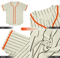 Desain Sederhana untuk Personalisasi Cetak Tim, Jersey Baseball Trendy, Atasan Pendek, Bernapas, Streetwear Fashion, Terinspirasi Olahraga