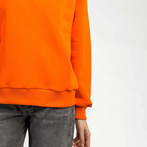 Nouveautés – Sweat-shirt en coton personnalisé avec logo pour femme, coupe décontractée, vente en gros - Product Image 4
