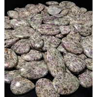 Rubis Naturels en Forme de Cascade, Mélange de Pierres Précieuses Polies des Deux Côtés, Faits à la Main, Tailles Mixtes, Cabochons de Rubis en Cascade, Vente en Gros