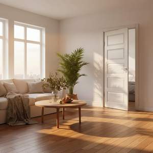 Puertas Interiores Modernas de PVC y WPC con Acabado de Madera, Personalizables OEM/ODM, Proveedor de Vietnam, Insonorizadas, para Dormitorios y Supermercados - Product Image 3