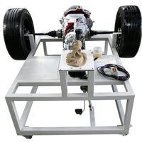 Plataforma de Entrenamiento para Disección y Operación de Transmisiones Manuales para Laboratorio de Ingeniería Automotriz, Modelo de Vehículo Desmontado