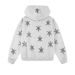 Sudadera con Pedrería para Hombre, Servicio OEM, Corte Ajustado, Gran Venta - Product Image 2