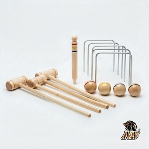 Croquet Garden Match Ready Lawn Game Equipment Professional Wooden Set Premium Outdoor Family Recreation Quality - Product Image 5