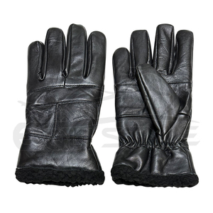 ถุงมือมอเตอร์ไซค์กันน้ำสำหรับฤดูหนาว แบบ unisex สำหรับกิจกรรมกลางแจ้ง บุซับในอุ่นนุ่ม กันลม ด้านนอกทำจากโพลีเอสเตอร์ผสมฝ้าย พร้อมซิป - Product Image 1