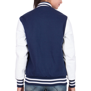 Veste universitaire entièrement personnalisable avec logo pour femmes, fabricant professionnel, design unique, vestes universitaires pour femmes en vente - Product Image 5