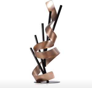 Escultura Metálica Moderna de Líneas Rectas, Estilo Artístico, Estatua Abstracta de Hierro para Decoración del Hogar u Oficina - Product Image 3