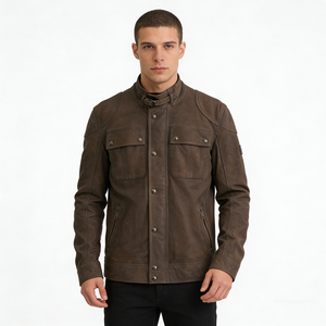 Budget Friendly Genuine <b>Leather</b> <b>Jacket</b> Sale Premium Fashion Outerwear <b>Mens</b> Womens Custom Made Bulk Wholesale Manufacturer - Product Image 5