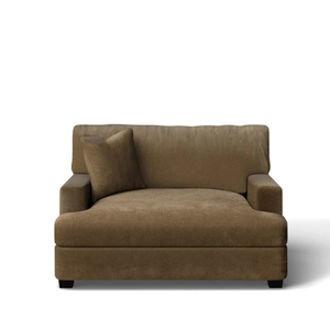 Muebles en oferta, sofá individual moderno de color marrón para sala de estar, sofá de tela cómodo para decoración del hogar - Product Image 3