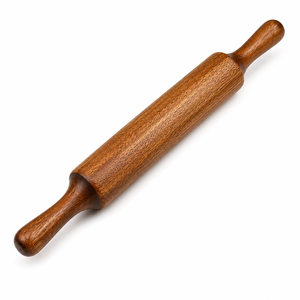 Solid Wood Eco-Friendly Belan Kitchen Dough Roller Roti Maker Non-Stick Baking Tool Dishwasher Safe Made in Rajasthan - Product Image 1