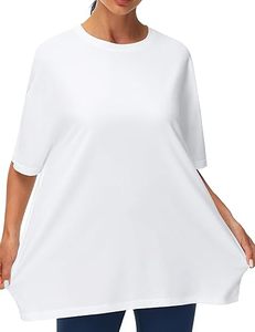 Camiseta Casual de Mujer con Logotipo Personalizado, Corte Holgado, Cuello Redondo, Manga Corta, Larga, Transpirable, 100% Algodón Jersey - Product Image 5