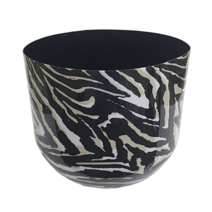 Ensemble de 3 pots de fleurs ronds de luxe, autocollants en émail, grande taille, pour décoration intérieure et extérieure, personnalisables, best-sellers - Product Image 1