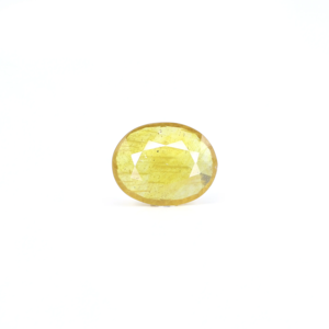 Handcrafted 3.3 Carat Oval Cut Yellow Sapphire Loose Gemstone for Fine Jewelry - Product Image 1