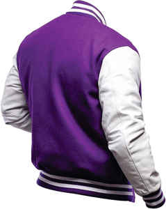 Winter <b>Men's</b> Varsity <b>Jacket</b> Fleece Fabric Stand Collar Breathable Windproof 100% Cotton Shell Solid Pattern Casual Design - Product Image 2
