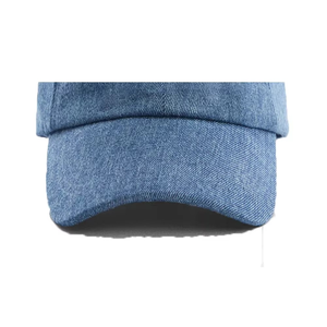 Gorra de Béisbol de Mezclilla Personalizada, 6 Paneles, Gorra de Mezclilla Lavada, Visera Curva, Correa Ajustable, Logotipo Bordado - Product Image 3