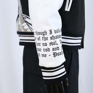 Veste universitaire de haute qualité du fabricant, avec broderies chenille, en laine, pour l'hiver, boutons-pression, veste universitaire tendance - Product Image 3