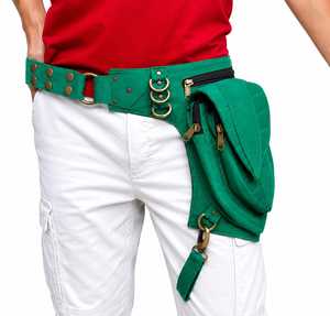 Bolsa de Cintura de Lona de Algodón con Diseño Único, Ligera, con Bolsillos Seguros con Cierre, Disponible al Mejor Precio del Mercado - Product Image 5