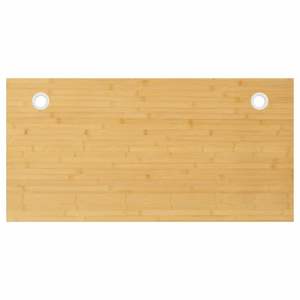 Plateau de bureau en bambou 43,3''x21,7''x1,6'', durable et écologique - Product Image 1