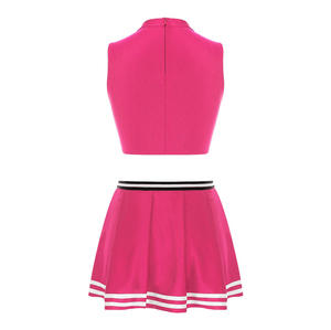 Uniformes de cheerleading en gros, vêtements de sport personnalisés pour équipes, tissu respirant en polyester et élasthanne, conception personnalisée, fabricant OEM - Product Image 4