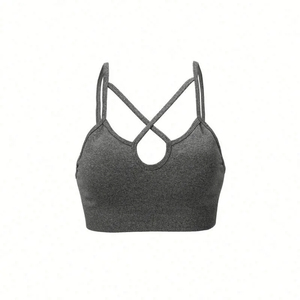 Conjunto de Yoga de Punto Elástico Personalizado, sin Costuras, con Diseño Jacquard, Ropa Deportiva y de Yoga, Sexy para Mujer - Product Image 3
