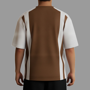เสื้อยืดโอเวอร์ไซส์ผู้ชายสไตล์สตรีทแวร์ลำลอง ผ้าฝ้ายนุ่ม สวมใส่สบาย ระบายอากาศได้ดี เหมาะสำหรับใส่ทุกวัน ออกกำลังกาย เดินทาง แฟชั่นทันสมัย สวมใส่สบาย - Product Image 5