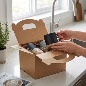 Boîtes en papier kraft personnalisées avec laminage brillant, best-seller au Vietnam, boîtes d'emballage en kraft imprimées sur mesure pour l'emballage de produits de détail - Product Image 6