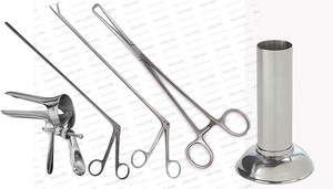 Kit d'insertion manuelle de DIU Vaslcare réutilisable, instruments gynécologiques en acier inoxydable allemand, spéculums vaginaux Cusco utérins - Product Image 5