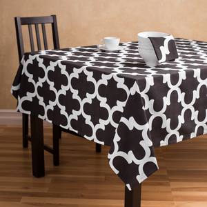 100% Cotton Woven Solid Modern Home <b>Tablecloth</b>-Oilproof Waterproof Eco-Friendly Durable <b>Square</b> Shape - Product Image 1