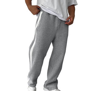 Solid Gray Color Men's Summer Wear Trousers Regular Pattern Breathable Fabric Trousers For Men's With OEM ODM Services - Product Image 2