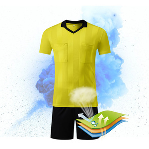 Wholesale Factory Low MOQ Jersey Sports <b>Shirt</b> Shorts Judge Uniform Breathable Football Sets Referee Uniforms Soccer Wear - Product Image 2