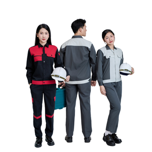 Meilleures ventes Nouveau style Ensemble de vêtements de travail personnalisés pour soudeurs bleu foncé Unisexe Mode professionnelle respirante Détection des aiguilles - FMF factory - Product Image 1