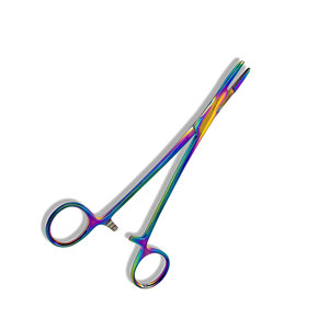 Premium Ophthalmic Needle Holder <b>Driver</b> Multicolor Rainbow Titanium Coating Integrated Hemostat Scissors Surgical Instruments - Product Image 4