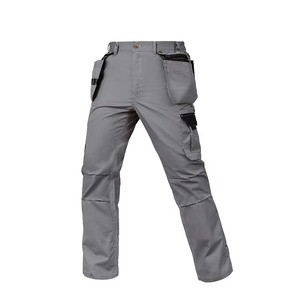 Custom Outdoor <b>Cargo</b> <b>Work</b> <b>Pants</b> 100% Cotton Straight Flat Breathable High Visibility Security Reflective Construction <b>Pant</b> Solid - Product Image 3