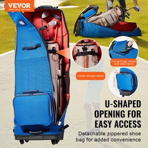 1200D Oxford Golf Club borsa da viaggio con ruote comodo copertura valigetta per attrezzatura da Golf - Product Image 2