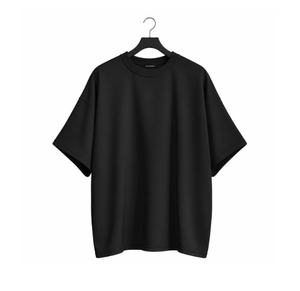 Heavy Weight 100% Cotton Solid Knitted Eco-Friendly Breathable Quick Dry O-Neck Digital Print Custom Logo Front Casual Oversized - Product Image 1