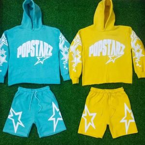 Sudadera con Capucha Unisex de Forro Polar Grueso, Estampado Gráfico Personalizado, Logotipo Frontal, Hombros Caídos, Estilo Urbano Oversize, Invierno, OEM - Product Image 4
