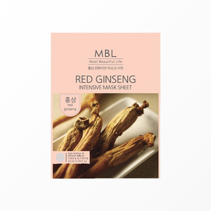 แผ่นมาส์กหน้า Embiel Hongsam Intensive Mask Sheet 10 แผ่น มาส์กหน้าเกาหลี แผ่นมาส์กหน้าโสม บำรุงผิวกระจ่างใสแบบเกาหลี - Product Image 2