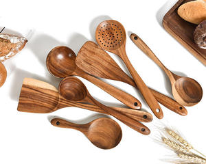 Juego de cubiertos de madera de acacia, mango, pino, madera roja y otras maderas disponibles con diseño personalizado por M.I.G. EXPORTACIONES. - Product Image 3