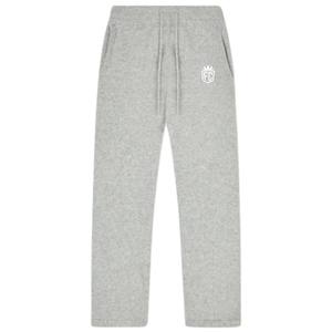 Pantalon de jogging en maille gris chiné unisexe, doux, en tricot, taille élastique, décontracté, streetwear, chaud pour l'hiver, tailles personnalisées - Product Image 1