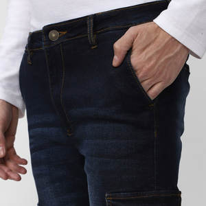 Pantalon en jean décontracté pour homme, coupe slim droite, qualité supérieure, respirant, design tendance, motif droit, prix usine - Product Image 6