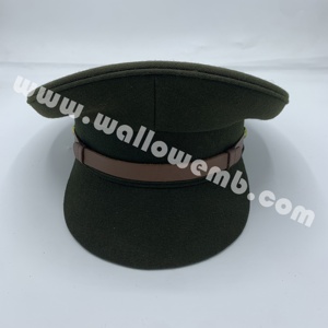 Casquette d'officier ODM OEM en gros avec taille, couleur et logo personnalisés – Casquette à visière sur mesure - Product Image 4